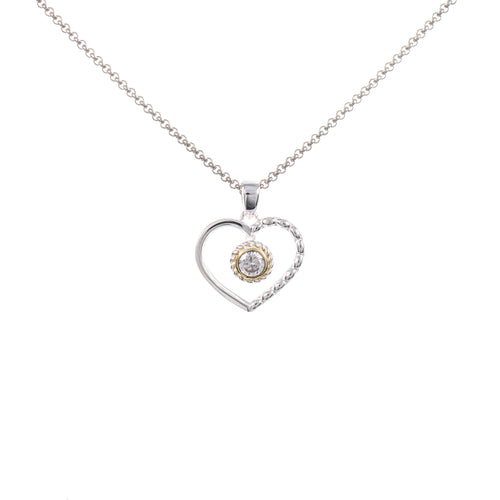 Anhänger mit Kette Herzig