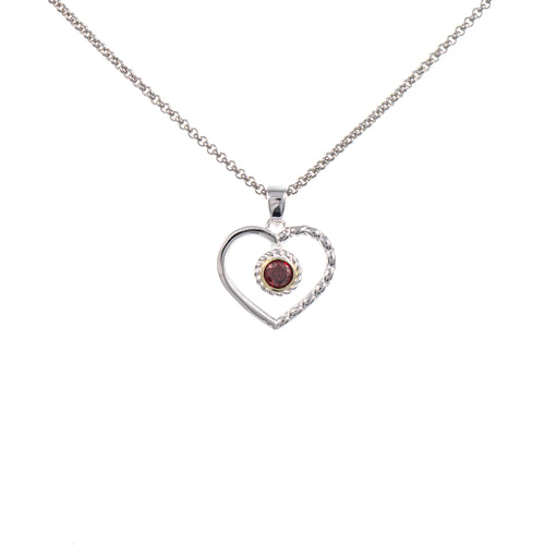 Anhänger mit Kette Herzig
