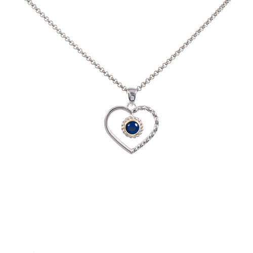 Anhänger mit Kette Herzig