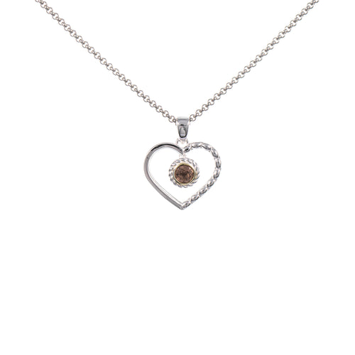 Anhänger mit Kette Herzig