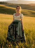Louise Dirndl apron in pure silk - thumbnail 2