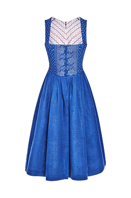Echtes Blaudruckdirndl Edition