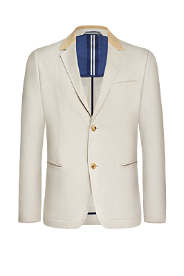 Lässige Reversjacke mit Struktur
