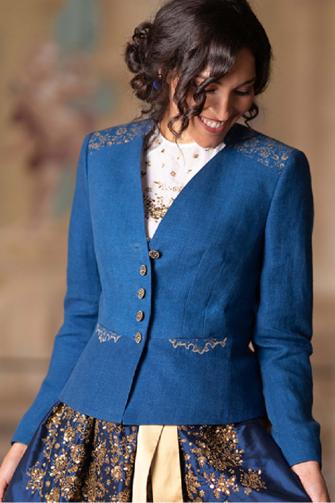 Gold-Jacke