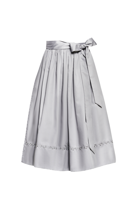 Schürze mit Model-Flachstich