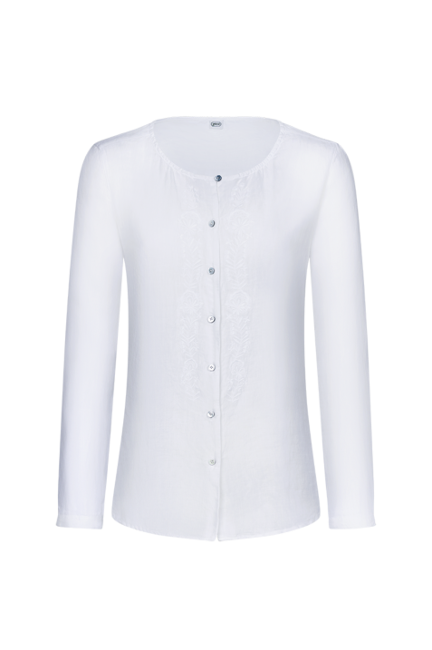 Bluse mit Alpbachtaler Stickerei