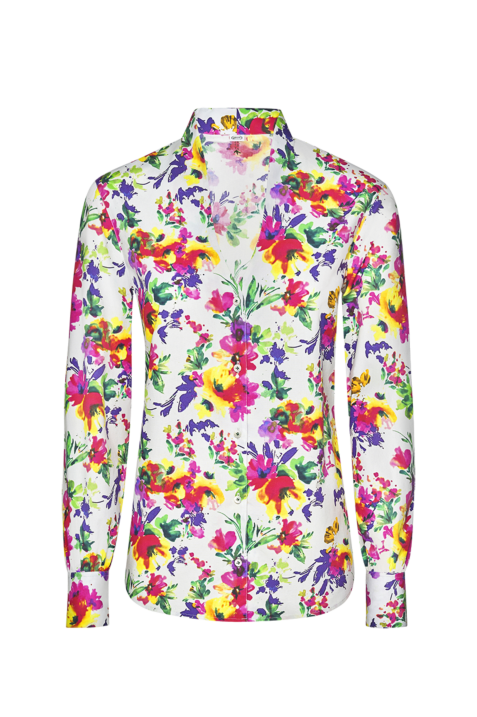 Blumenbluse