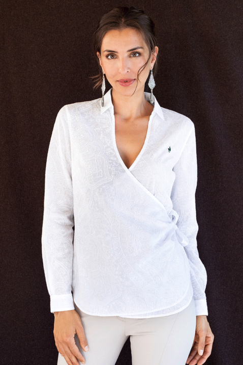 Wickelbluse