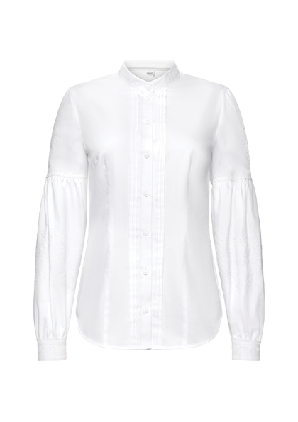 Bluse aus Baumwollsatin