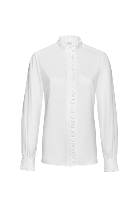 Bluse mit feinen Rüschen