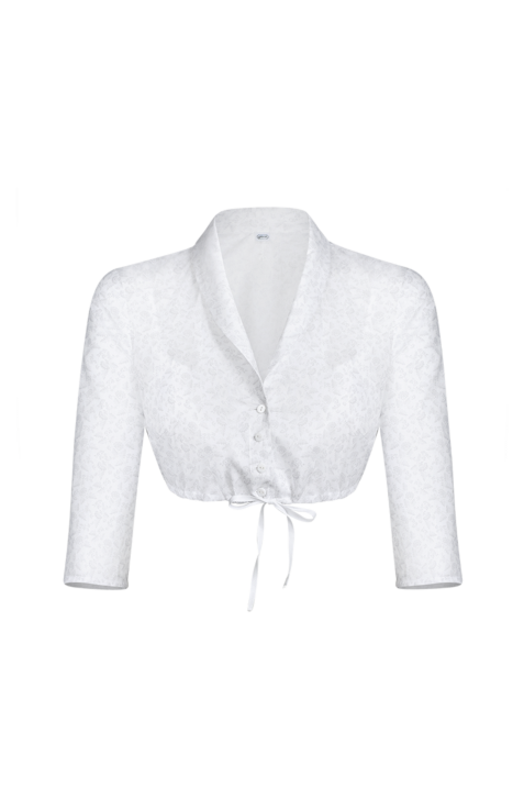 Dirndlbluse mit Schalfasson