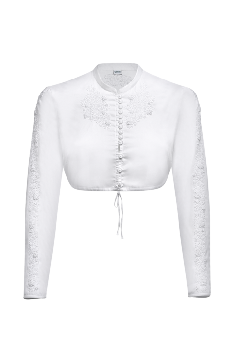 Dirndlbluse Edition aus Baumwollsatin