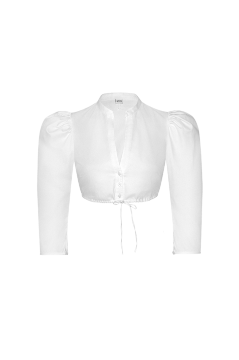 Dirndlbluse mit Puffärmel