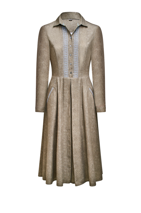 Hemdblusenkleid aus Baumwolle