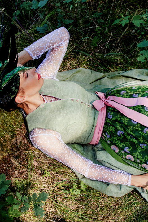 Melange-Dirndl