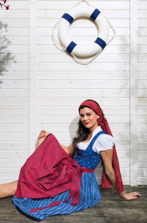Dirndl aus Baumwolle