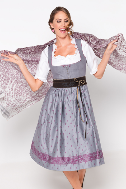 Dirndl mit Modelmuster