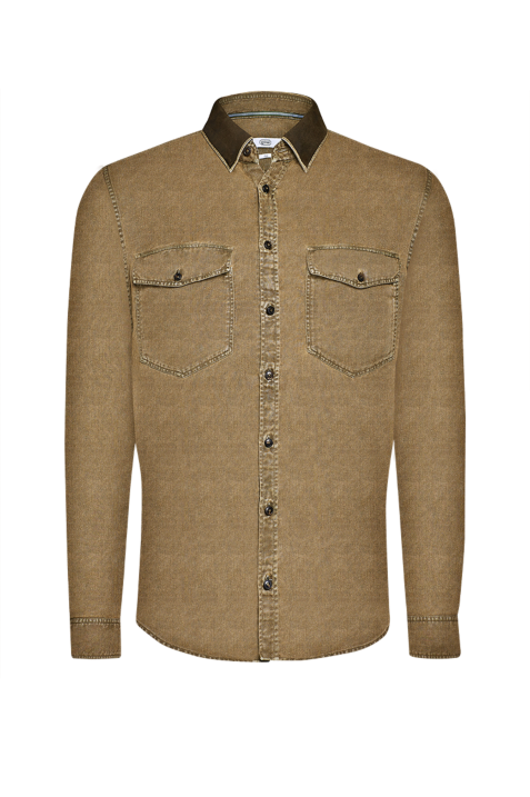 Shirtjacke - Hanf
