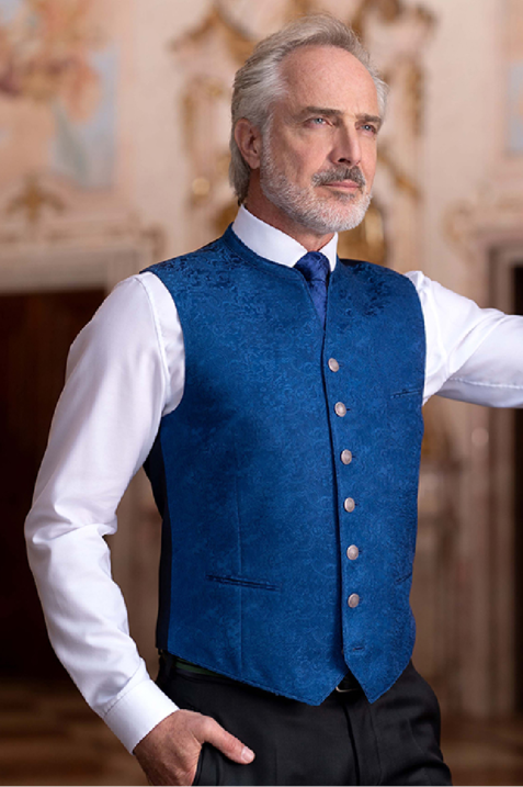 Gilet in magischem Blau