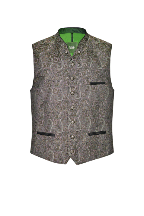 Gilet in gedeckten Ausseer Farben