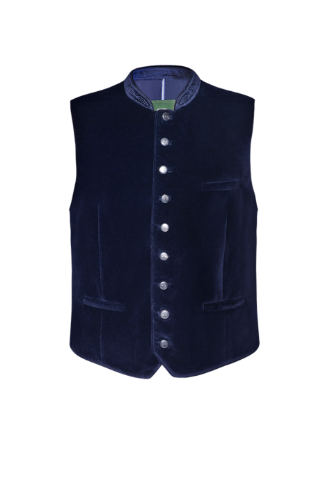 Ausseergilet aus Samt