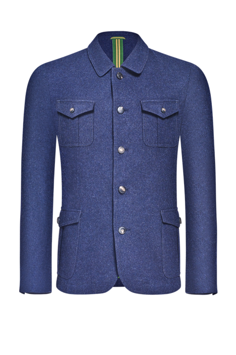 Jacke mit aufgesetzten Taschen