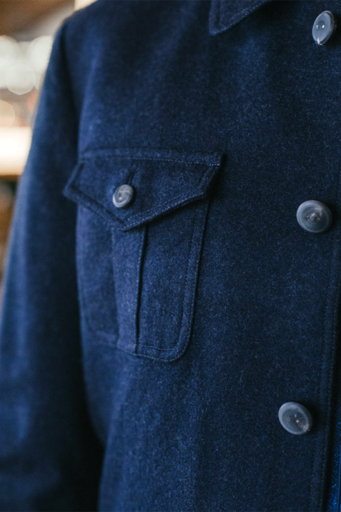 Jacke mit aufgesetzten Taschen