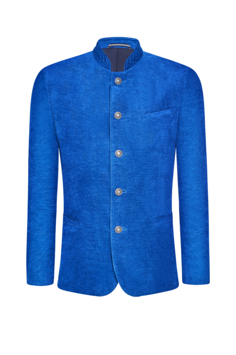 Blaudruck-Jacke