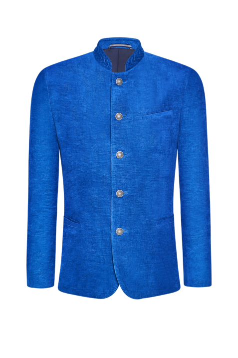 Blaudruck-Jacke