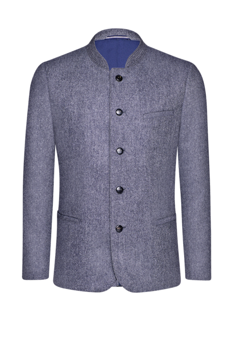 Melange-Jacke
