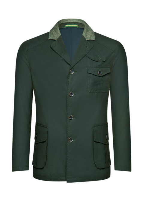 Gewachste Outdoor-Jacke