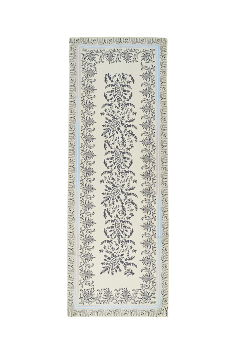 Schal mit Blattmuster