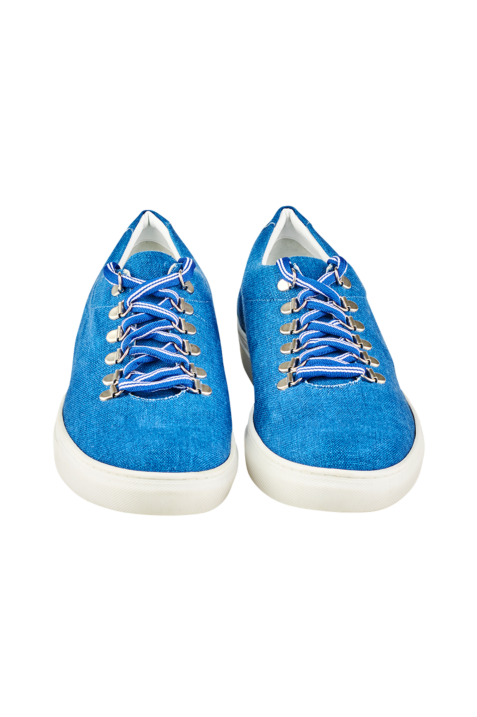 Blaudruck-Sneaker