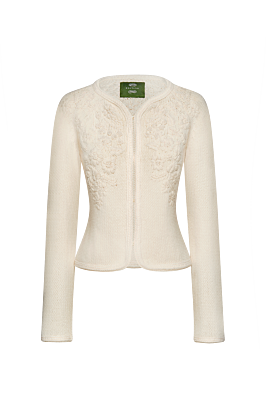 Bouquet-Strickjacke